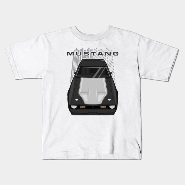 Mustang Mach 1 1971 to 1972 - Black Kids T-Shirt by V8social